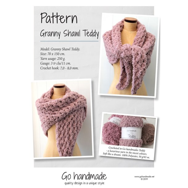 Granny Shawl Teddy - UK