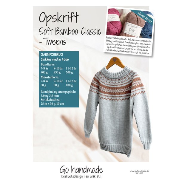 Soft Bamboo Classic - Tweens (7-12 r) - DK