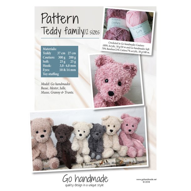 Teddy Family/ 2 sizes - UK