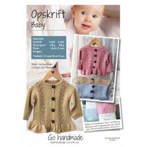  Cardigan lace flounce - DK