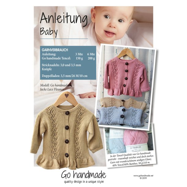 Cardigan lace flounce - DE