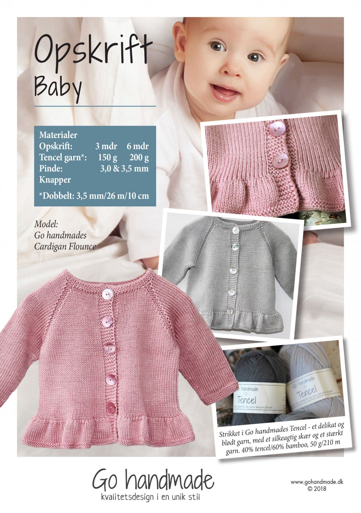 Cardigan flounce - - Babytøj - Go handmade