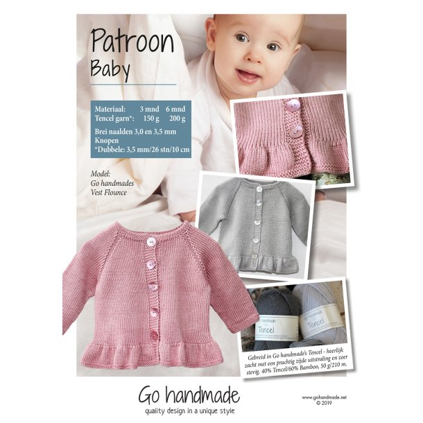 Cardigan flounce - NL