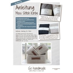 Moss Stitch kurve - firkantede - DE