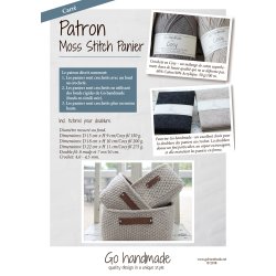 Moss Stitch kurve - firkantede - FR