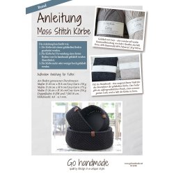 Moss Stitch kurve - runde - DE