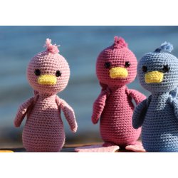 Soft TPE figure - feet - yellow - 70 mm - 2 pcs. 