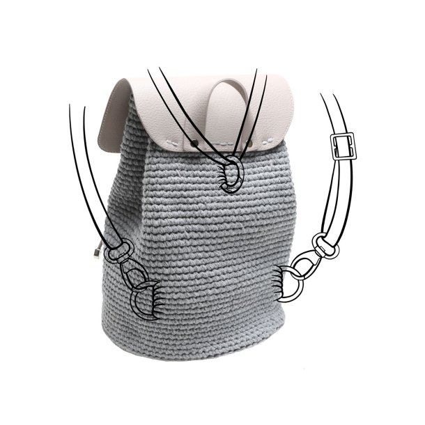 Bags with PU leather bases - DK