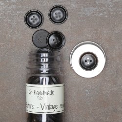 Vintage Resin - 25 mm - Black