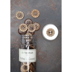 Coconut - Classic w/hearts 15 mm 