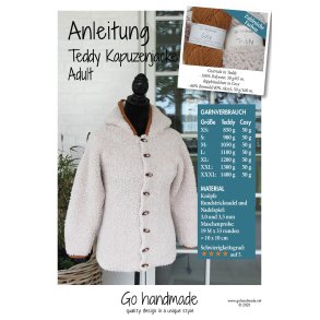 Hooded jacket Teddy - Adult (XS - XXXL) - DE