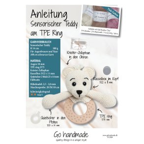 Sensory Teddy on TPE ring - DE