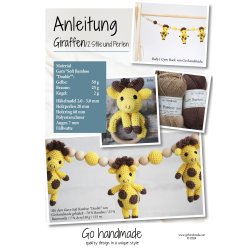 Giraffes/ 2 styles &amp; beads - DE
