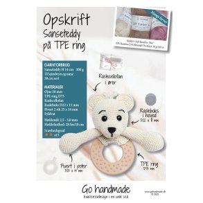 Sensory Teddy on TPE ring - DK