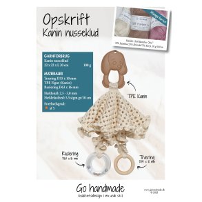 Bunny cuddle cloth - DK