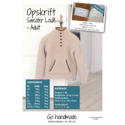 Sweater Louie - Adult (XS - XXXL) - DK