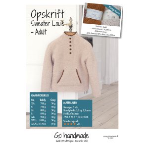 Sweater Louie - Adult (XS - XXXL) - DK