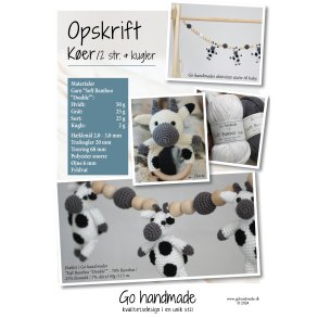 Cows/ 2 styles & beads - DK