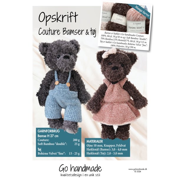 Teddy &amp; Clothes - Girl &amp; Boy - DK