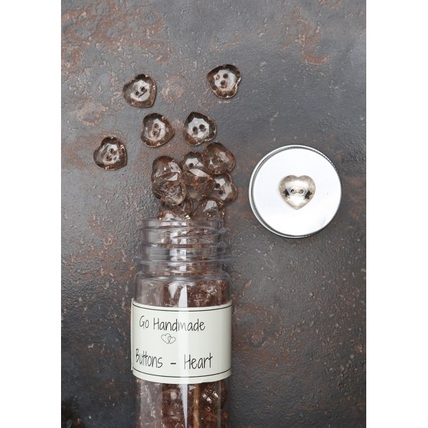 Heart - 13 mm - Mushroom