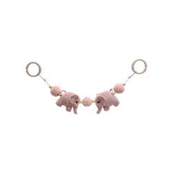 Elephant pram chain - Bohme Velvet fine - DK 