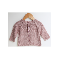 Cardigan Moss Stitch - DK
