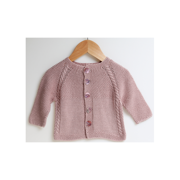 Cardigan Moss Stitch - DK