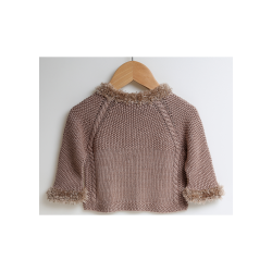 Cardigan Fur Moss Stitch - DK
