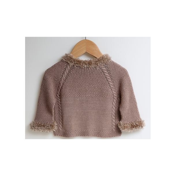 Cardigan Fur Moss Stitch - DK