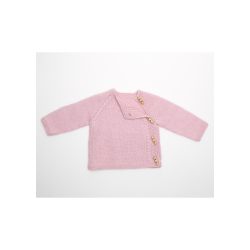Sweater med sidelukning - Baby (3 mdr. - 6mdr.) - DE