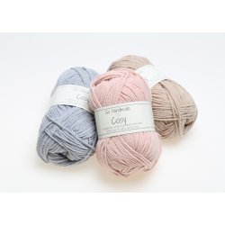 Moss Stitch baskets with PU leather- Cozy - NL