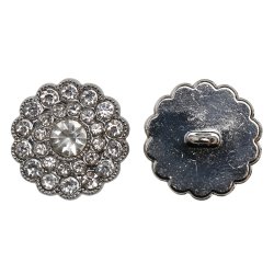 Diamond 2 row - 20 mm - Silver