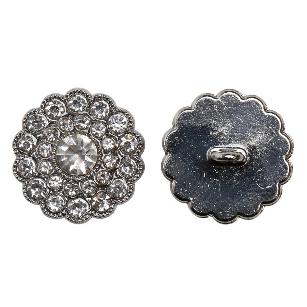 Diamond 2 row - 20 mm - Silver