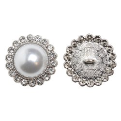 Diamond Pearl - Shank 21 mm - Silver