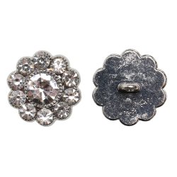 Diamond 1 row - 20 mm - Silver