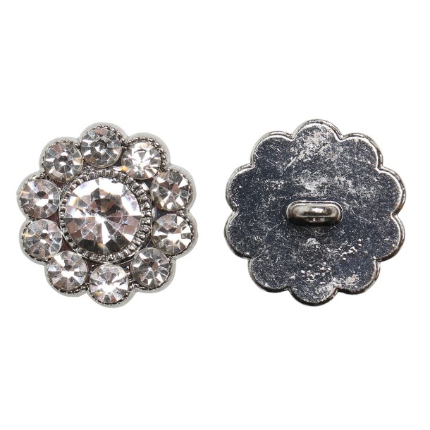 Diamond 1 row - 20 mm - Silver