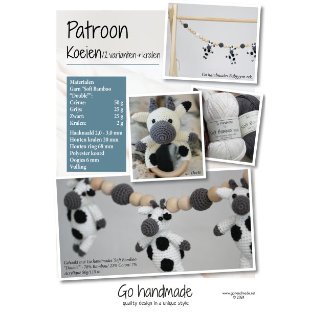 Cows/ 2 styles &amp; beads - NL
