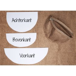 Sewing guide for lining - NL