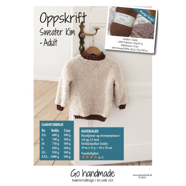 Sweater Kim - Adult (XS - XXL) - NO
