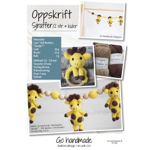 Giraffes/ 2 styles & beads - NO