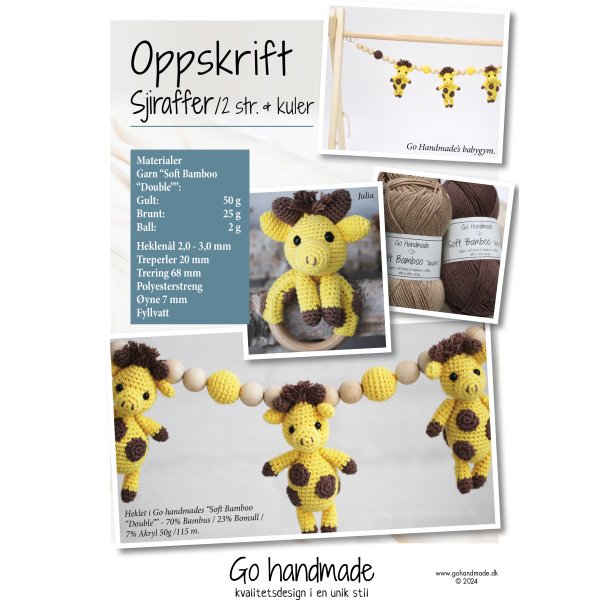 Giraffes/ 2 styles &amp; beads - NO