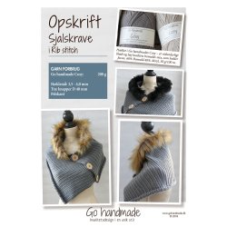 Sjalskrave i Rib Stitch