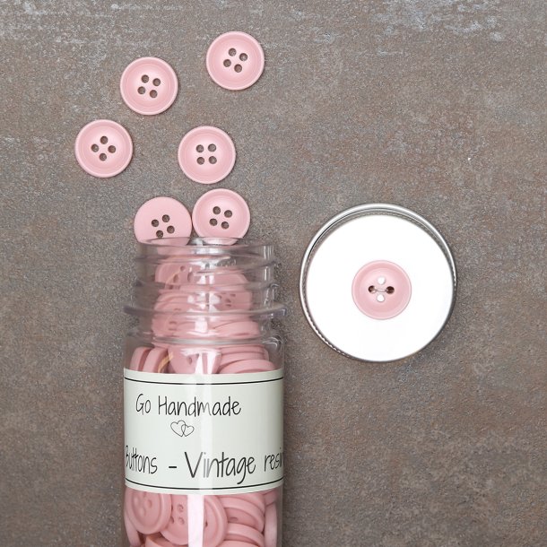 Vintage Resin - 15 mm - Soft pink