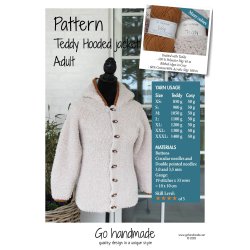 Hooded jacket Teddy - Adult (XS - XXXL) - UK