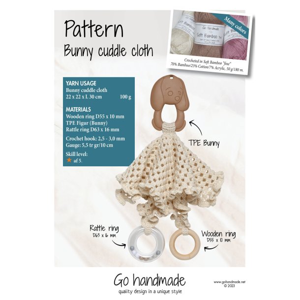 Bunny cuddle cloth - UK