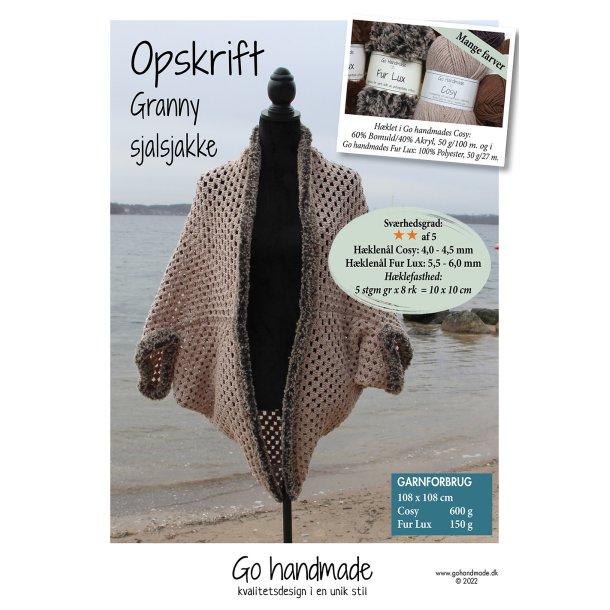 Granny shawl jacket - DK