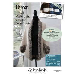 Knitted Shawl jacket - One Size (S/M/L) - FR