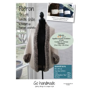 Knitted Shawl jacket - One Size (S/M/L) - FR