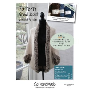 Knitted Shawl jacket - One Size (S/M/L) - UK
